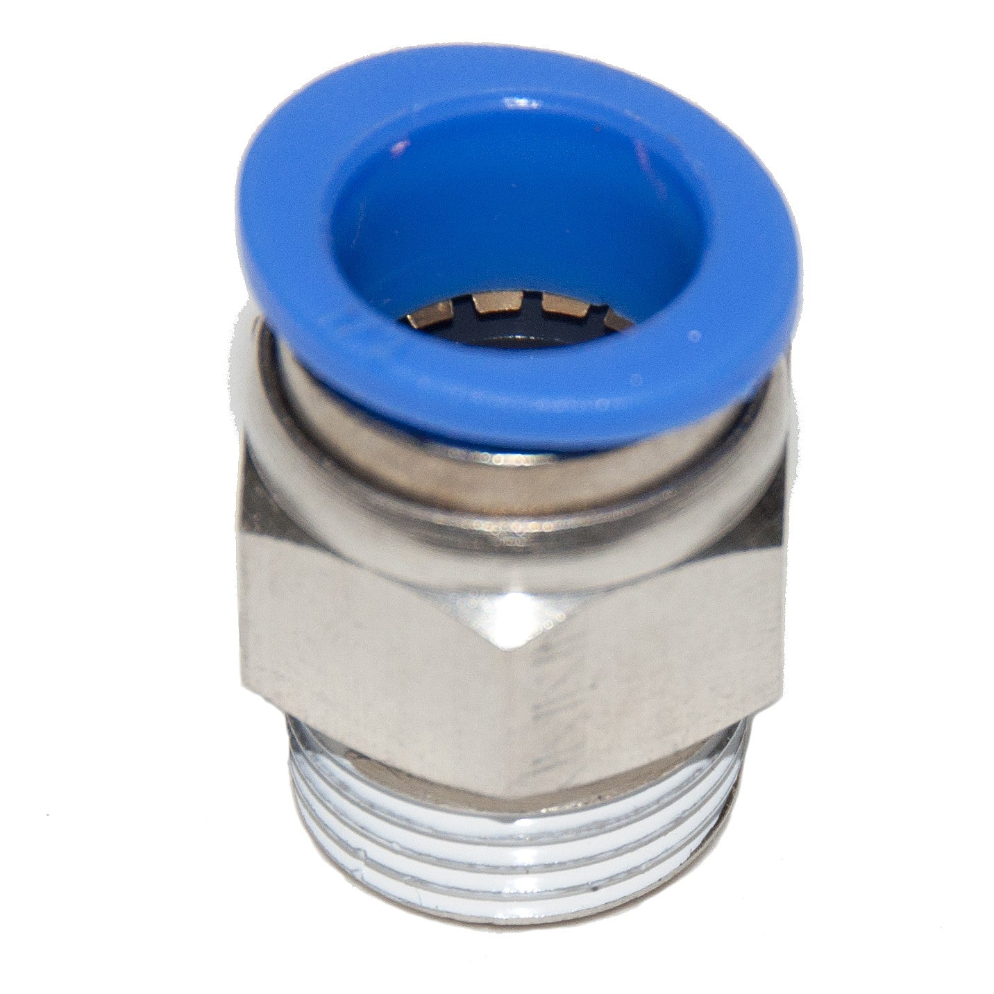 Male Adapter Fitting: Push-to-Connect x MNPT, 1/2" OD Tube x 3/8" Pipe Size, Brass