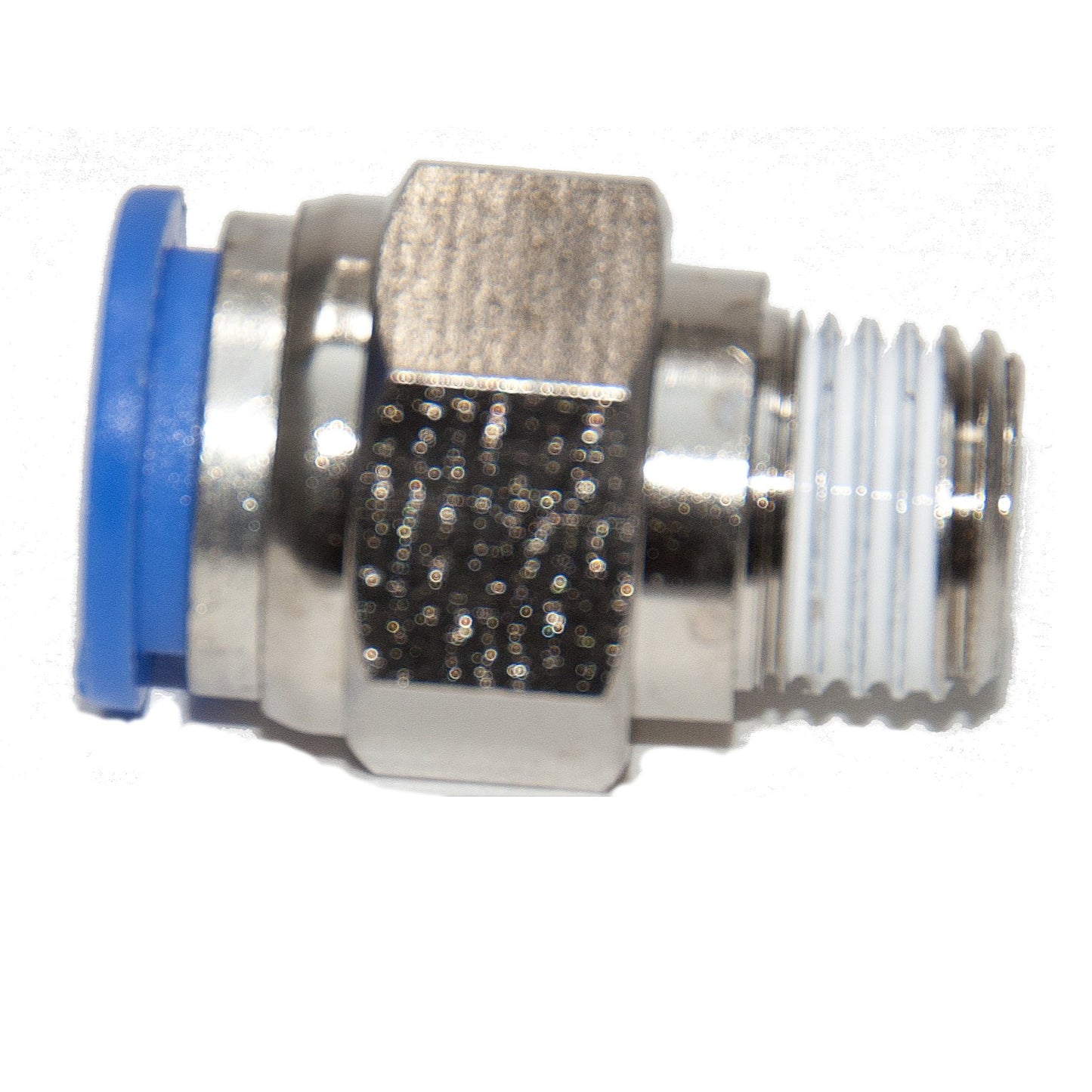 Male Adapter Fitting: Push-to-Connect x MNPT, 1/2" OD Tube x 1/4" Pipe Size, Brass